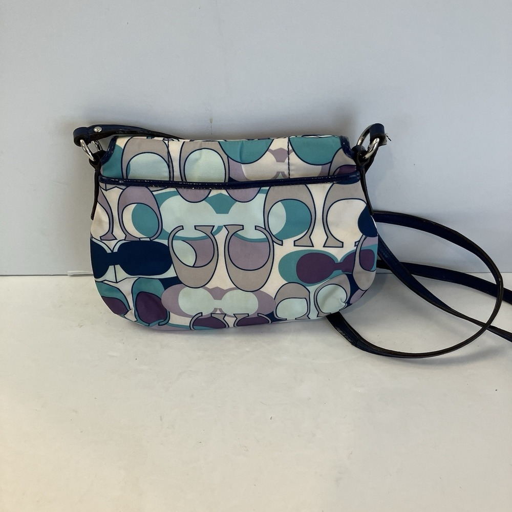 Coach Kyra Scraf Print Crossbody Bag Messenger - Picture 2 of 8